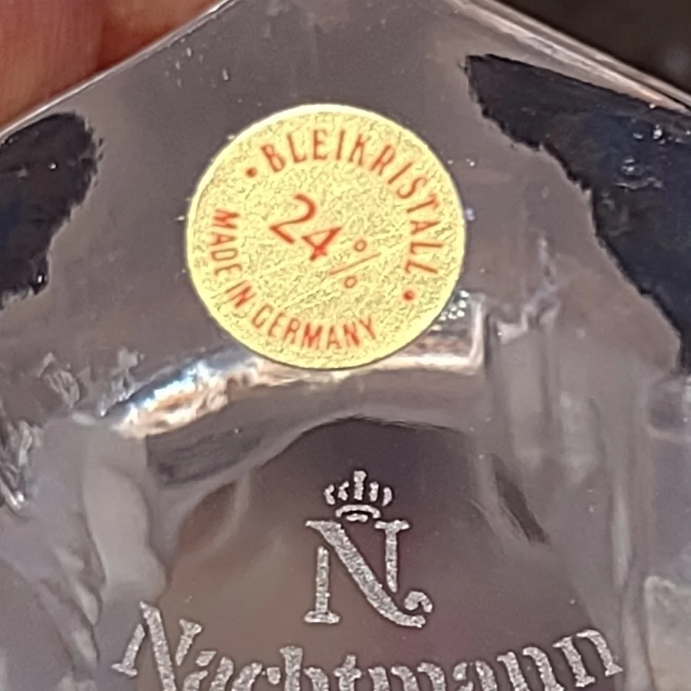 Nachtmann Germany Vintage Crystal Hen's   Nwt